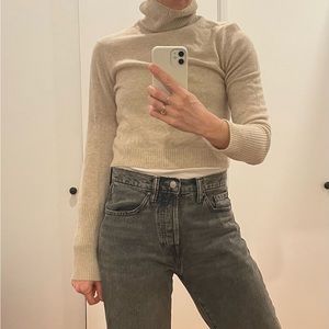 Naadam shrunken fit cashmere turtleneck